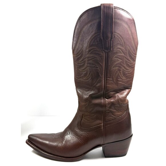 Tecovas The Annie Western Boots Womens Size 12 B Snip Toe Cowgirl Rodeo Brown - Picture 2 of 13